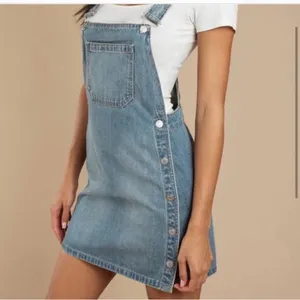 Free People - Louise Denim Skirtall Overall Skirt size 4 thumbnail 5