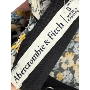 NWT Abercrombie & Fitch Womens Ditsy Floral Sheer Mini Dress Size Small Feminine thumbnail 2
