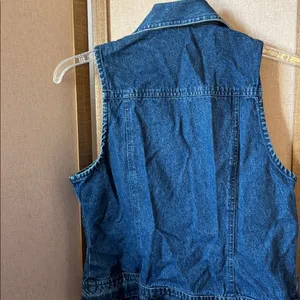 FINAL MARKDOWN Westbound Blue Denim Vest small thumbnail 4
