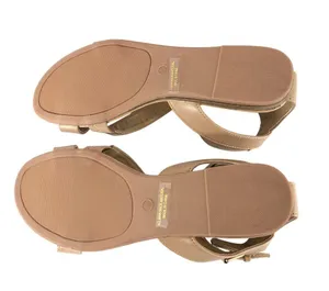 Dream Pairs Womens Sandals Faux Leather Beige Strappy Buckle Ankle Strap Size 8 thumbnail 4