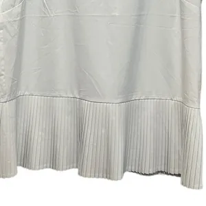 SPANX‎ Yes, Pleats! Performance Tee Shirt White Cloud size Medium thumbnail 3