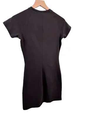 SKIMS New Vintage Raglan Mini Dress Color: Ash Medium NWT Sold OUT thumbnail 8