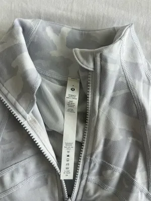 Lululemon Light Gray Camo Define Jacket  thumbnail 2