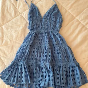 Blue Oasis Eyelet Dress - surf gypsy thumbnail 1