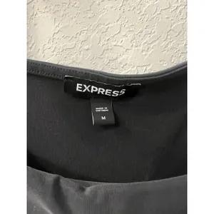 Express Charcoal Body Contour Tank‎ Bodysuit Womens Size M thumbnail 3