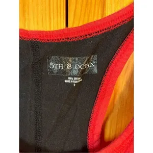 5th & Ocean Tank Top Wisconsin Badgers Size Small (2657) thumbnail 4