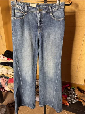 Pilcro Anthropologie Darien 70s Paneled Wide Leg Flare Jeans Size 28 thumbnail 2