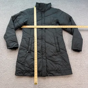 Columbia Womens Black Long Puffer Jacket Quilted Insulated Parka WL5073 Size S thumbnail 3