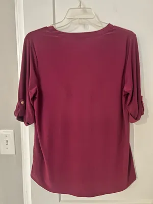 Magenta Anne Klein Blouse thumbnail 4
