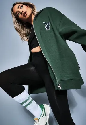 Playboy Missguided Oversized Hoodie thumbnail 1