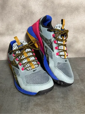 Reebok Nano X1 Women's Training Adventure Shoes Gray/Colbalt Size 7.5 thumbnail 14