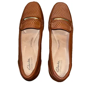 Woman's Loafers Clarks Cinnamon Brown Juliet Aster Loafer Size 9 thumbnail 6