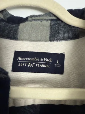 Abercrombie Navy and olive flannel thumbnail 3