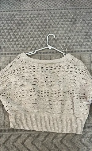 Nordstrom cream knit sweater cardigan thumbnail 2