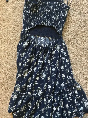 Hollister Floral Dress Mini Navy thumbnail 2