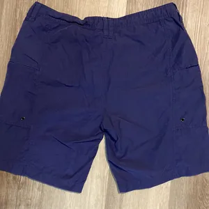 ATHLETA womens navy blue shorts size L thumbnail 8