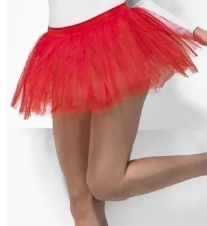 Disney Women’s Red Tutu Skirt sz S thumbnail 1