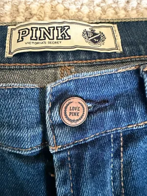 PINK Victoria's Secret Classic Blue Skinny Jeans thumbnail 10