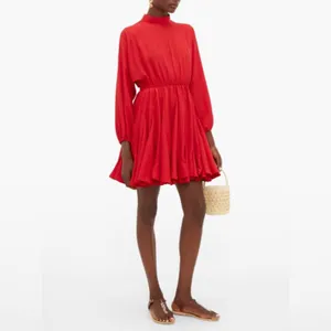 Caroline Godet Crepe Mini Dress thumbnail 1