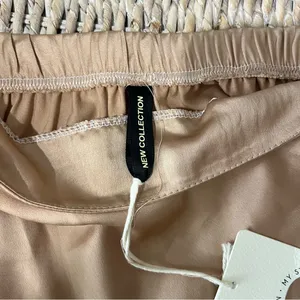 New‎ Collection Skirt MIDI Size Medium Peach Tan Cocktail Party NEW thumbnail 7