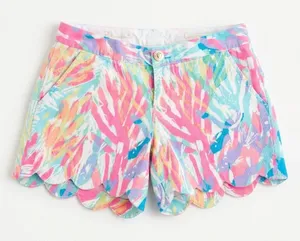 Lilly Pulitzer Scallop Shorts Size 0 thumbnail 1
