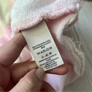 Free People Sweatshirt tie dye feels right womens Pink Yellow (small) hippie thumbnail 10