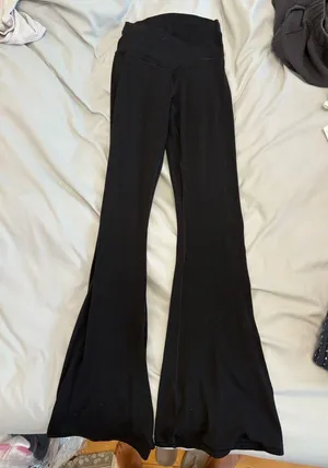 Aerie Black Flare Pants thumbnail 1