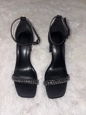 Apt. 9 Black Crystal-Embellished Ankle Strap Heels - Women thumbnail 2