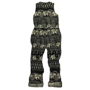 Anthropologie Lilka P Jumpsuit XS Sleeveless Boho Festival Wide Leg Artsy thumbnail 3
