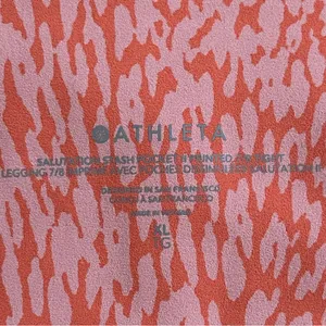 Athleta Salutation Stash Pocket II Printed 7/8 Tight Leggings Women’s Size XL thumbnail 9