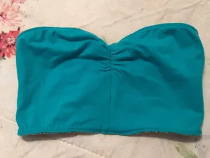 5/$25 Sale reversible bandeau bra paisley print on one side thumbnail 2