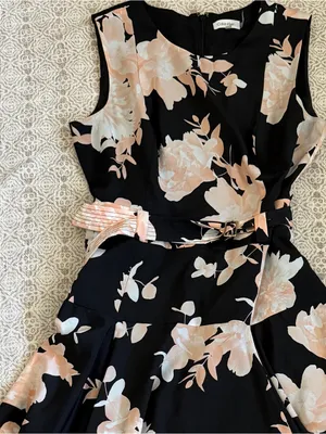 Calvin Klein Floral Midi Dress thumbnail 3