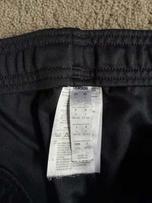 Adidas Black & Pink 3-Stripe Track Pants – Size Large thumbnail 4