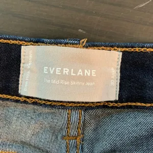 Everlane The Mid-Rise Skinny Jean Dark Indigo Blue Ankle 30 6 Capsule‎ Wardroe thumbnail 4