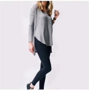 Free People Ventura Waffle Knit top M thumbnail 7