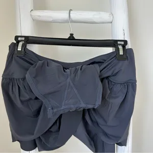 Soothfeel Grey Flowy Athleisure Skirt with Shorts Size Medium thumbnail 9