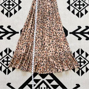 By Together Fika Leopard Smocked Maxi Dress Medium thumbnail 8