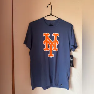 ’47 Brand New York Mets Tee – Cadet Blue – Size M – NWT – Retail $35 thumbnail 2