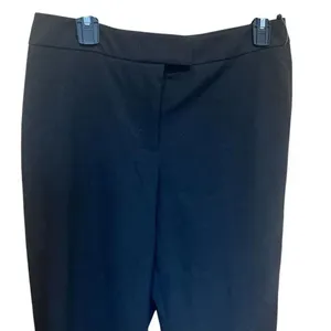 Ann Klein Mid-rise Black Pleated Front Dress Pants Straight Sz 6 NEW #778 thumbnail 4