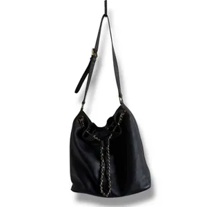 MICHAEL Michael Kors Black and Gold Shoulder Bag with‎ Chain Detail Bucket thumbnail 10