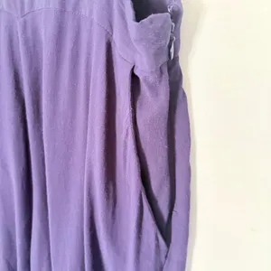 Maeve Anthropologie Purple Wide Leg Jumpsuit Knotted Straps Size 10 OB668987 thumbnail 9
