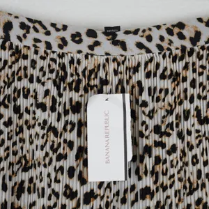 NWT Banana Republic Leopard Print Pleated‎ Midi Skirt Size 18 Cocktail Capsule thumbnail 3