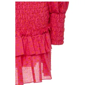 Alexis Marilena Smocked Off-shoulder Blouson-sleeve Dress Size‎ XS thumbnail 3