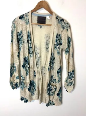 Anthropologie Guinevere Dwarf Quince‎ Cardigan | Size S thumbnail 1