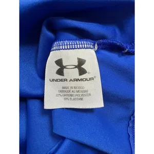 Under Armour HeatGear Royal Blue V-Neck‎ Compression Tank Top Large RN 96510 thumbnail 5