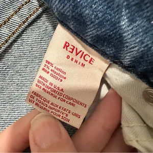 Revice High Rise‎ Distressed Straight Leg Button Up Jeans Women's 27 thumbnail 6