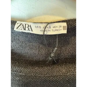 Zara Shirt Women Small Gray Crew Neck Sleeveless Knit Side Slit Tank Top Tunic‎ thumbnail 8