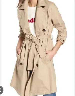 Madewell Abroad Belted Trench Coat thumbnail 1