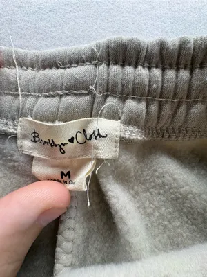Brooklyn Cloth women’s medium beige fleece shorts sun graphic drawstring thumbnail 7