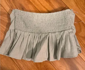 American Eagle Outfitters Sage Tie-Front Blouse thumbnail 3